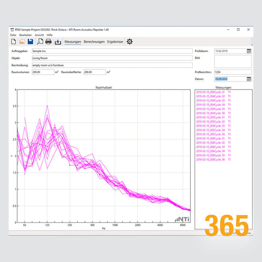 XL3 Room Acoustics Reporter 365