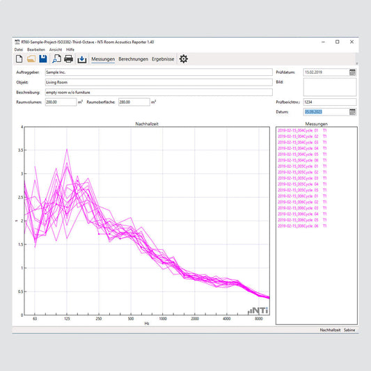 XL2 Room Acoustics Reporter Permanent