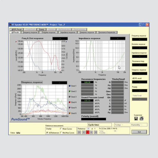 Standard Speaker Test Software